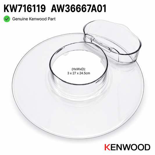 מכסה שקוף למניעת בריחת קמח קנווד KMM770 KMC510 KM330 KM336 KVL40

