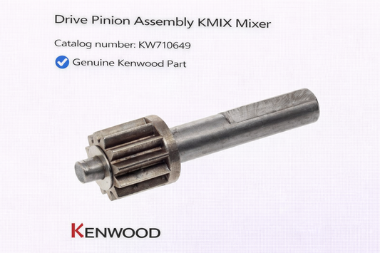 Drive Pinion Assembly KW710649 Stand Mixer KMIX גלגל ביטחון + ציר
